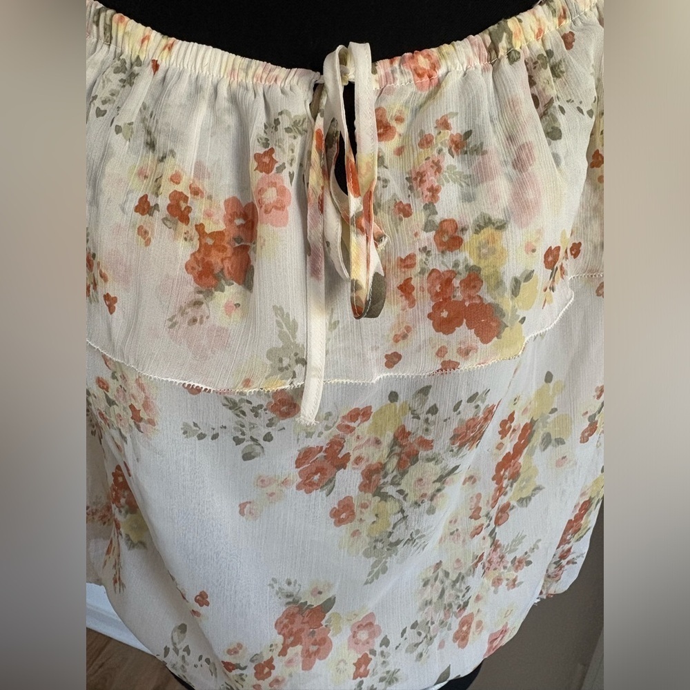 Abercrombie & Fitch Off the Shoulder Floral Bodysuit - Size L - Picture 6 of 6